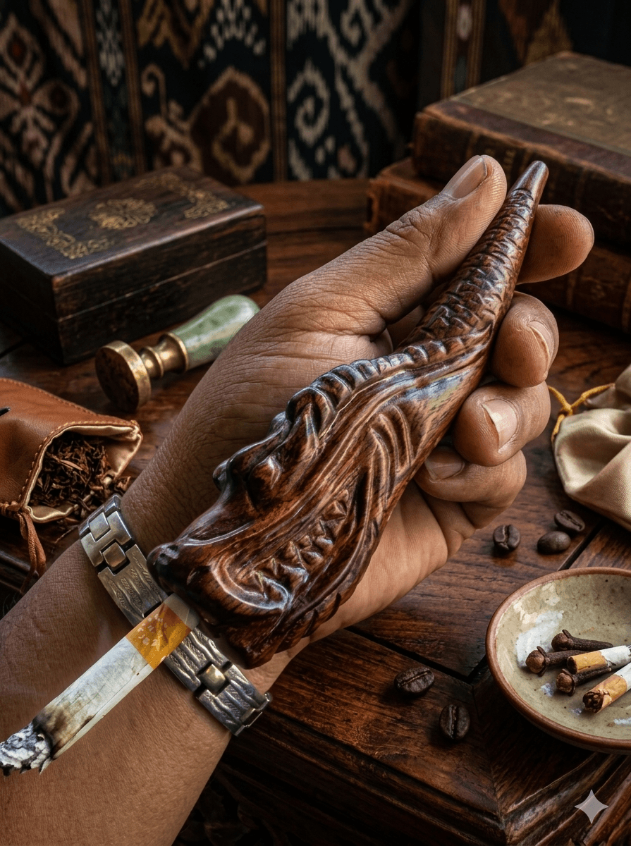 Dragon Carved Briar